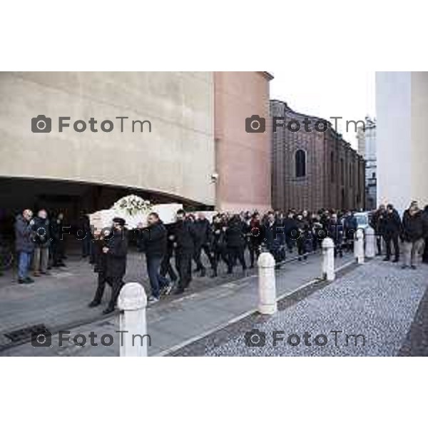 Fot Paolo Vezzoli for Tiziano Manzoni /LaPresse 9-02-2023Bergamo Italia - Cronaca - Romano di Lombardia Funerale di Yana Maliko