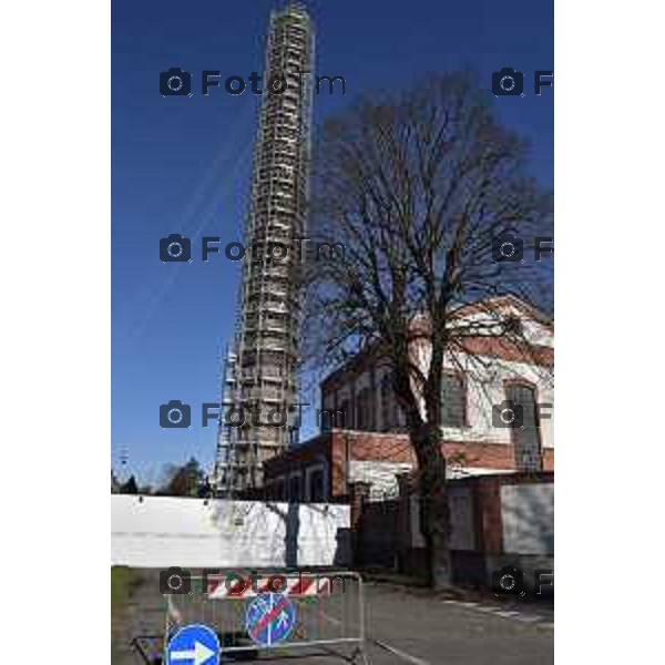 Villaggio Crespi d\'Adda, Patrimonio Unesco nella foto: lavori percassi nuovo centro direzionale