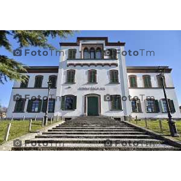 Villaggio Crespi d\'Adda, Patrimonio Unesco nella foto: LE SCUOLE