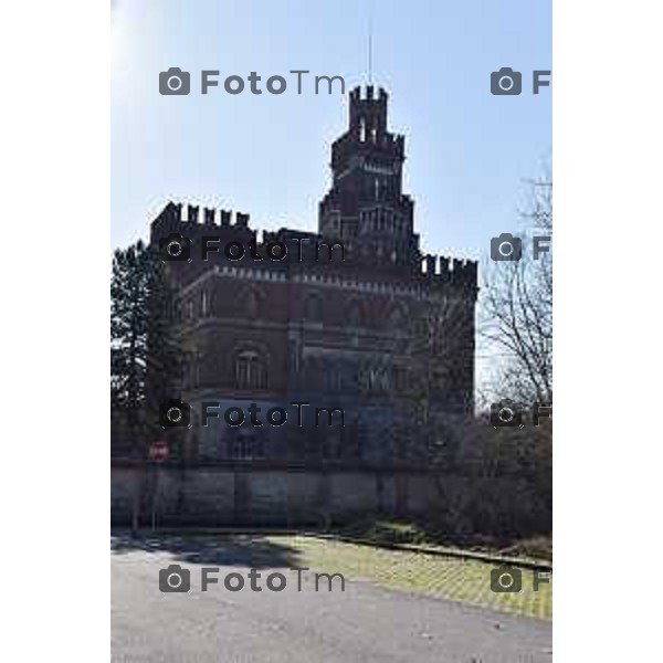 Villaggio Crespi d\'Adda, Patrimonio Unesco nella foto: il castello