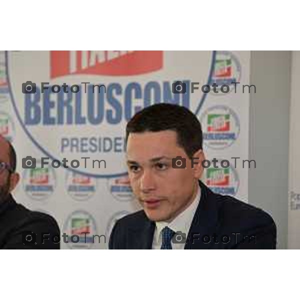 Foto Manzoni Tiziano/LaPresse 18-02-2023Bergamo Italia - Cronaca - Bergamo conferenza Stampa Forza Italia Bergamo Benigni Stefano