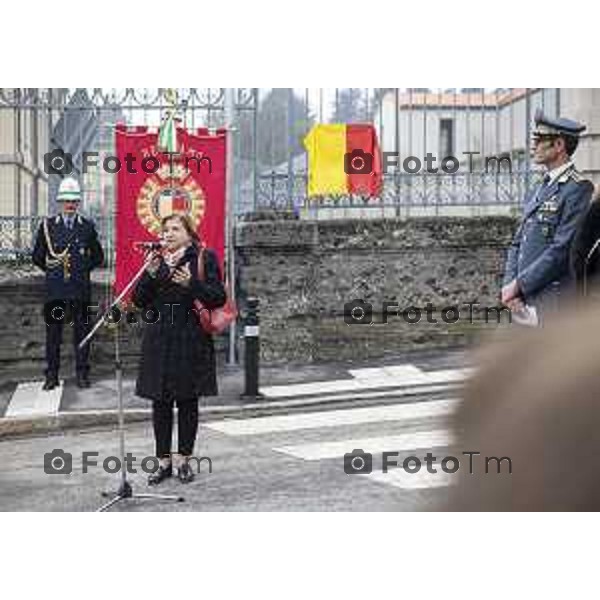 Inaugurazione della targa commemorativa in memoria del brefotrofio di Bergamo (attivo dal 1928 al 1975). L’intervento del direttore generale dell’ASST Bergamo Maria Beatrice Stasi. Bergamo, 23 febbraio 2023.