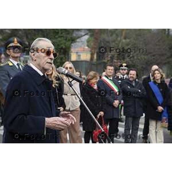 Inaugurazione della targa commemorativa in memoria del brefotrofio di Bergamo (attivo dal 1928 al 1975). L’intervento di Vittorio Feltri. Bergamo, 23 febbraio 2023.