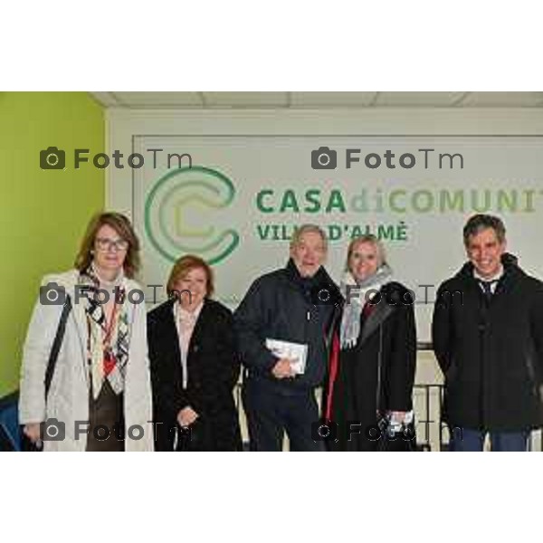 Foto Manzoni Tiziano/LaPresse 01-03--2023 Bergamo Italia - Cronaca - Casa di Comunità Villa D’Almè: porte aperte ai cittadini