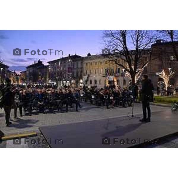 Tiziano Manzoni/LaPresse 3-3- 2023 Bergamo, Italia Cronaca onclusione dei lavori che hanno rinnovato l’area progettata a inizio Novecento da Piacentini e Quaroni. Piazza Matteotti