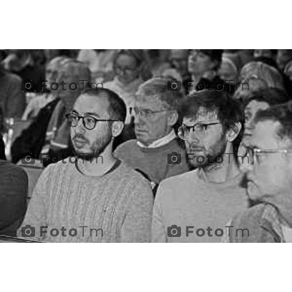 Foto Manzoni Tiziano/LaPresse 04-03-2023Bergamo Italia - Cronaca - Bergamo presentazione ufficiale della Settimana della Cultura Casa del Giovane. Luca Bonzanni e Rota Federico