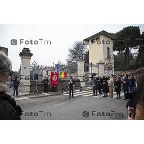 Inaugurazione della targa commemorativa in memoria del brefotrofio di Bergamo (attivo dal 1928 al 1975). L’intervento del sindaco Giorgio Gori. Bergamo, 23 febbraio 2023.