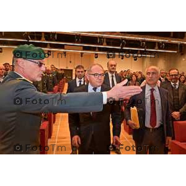 Foto Manzoni Tiziano/LaPresse 10-03-2023Bergamo Italia - Cronaca - Maurizio De Lucia Procuratore della Repubblica di Palermo Francesco Prete Procuratore della Repubblica di Brescia