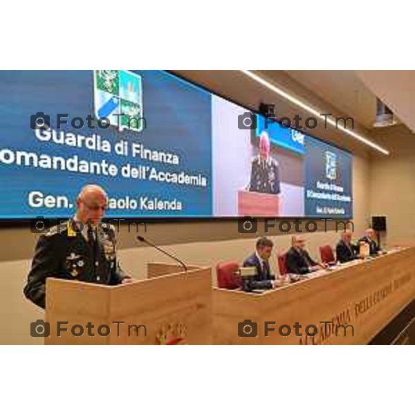 Foto Manzoni Tiziano/LaPresse 10-03-2023Bergamo Italia - Cronaca - Paolo Kalenda Comandante dell’Accademia della Guardia di Finanza