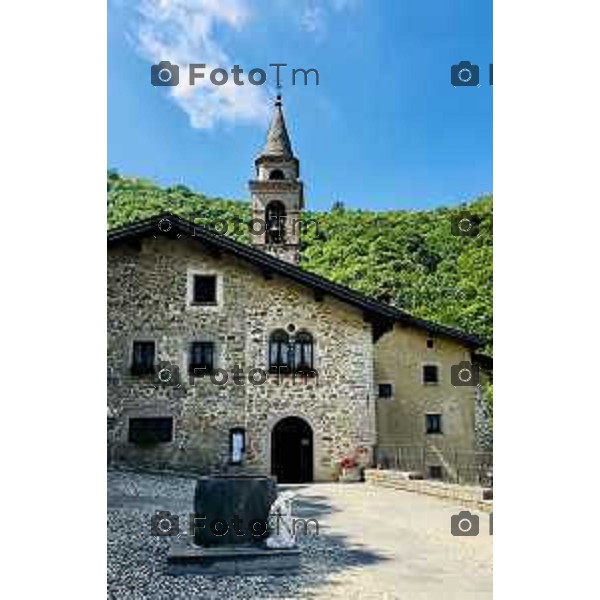 Foto Manzoni Tiziano/LaPresse 15-03-2023Bergamo Italia - Cronaca - Bergamo santuario della Madonna del Perello o santuario di Maria Santissima dell’Olivo in Perello Rigosa frazione di Algua