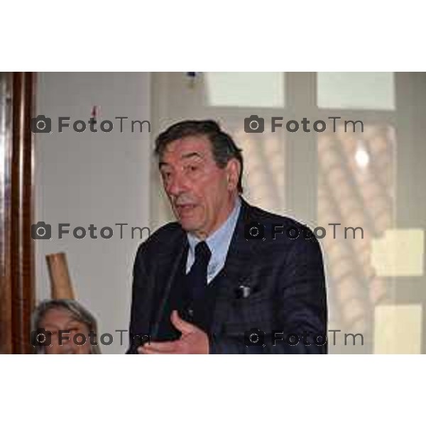 Foto Manzoni Tiziano/LaPresse 17-03--2023Bergamo Italia - Cronaca - Bergamo Archivio Trento Longaretti dichiarato interesse storico Franco e Serena Longaretti figli del maestro d\'arte