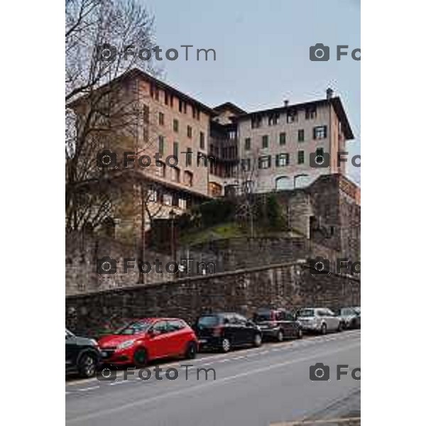 Foto Manzoni Tiziano/LaPresse 9-03-2023Bergamo Italia - Cronaca - Bergamo Alta città alta Seminario vescovile preti