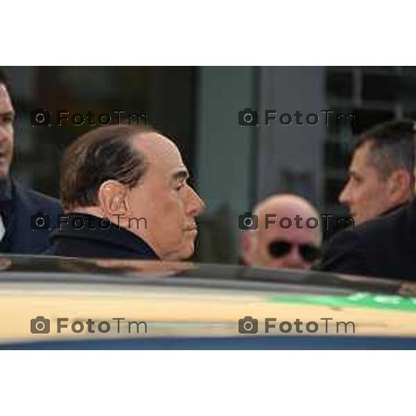 Foto Manzoni Tiziano/LaPresse 9-02-2023Bergamo Italia - Cronaca - Bergamo Silvio Berlusconi al Giopi e la Margi con i Giovani di Forza Italia e M<arta Fascina