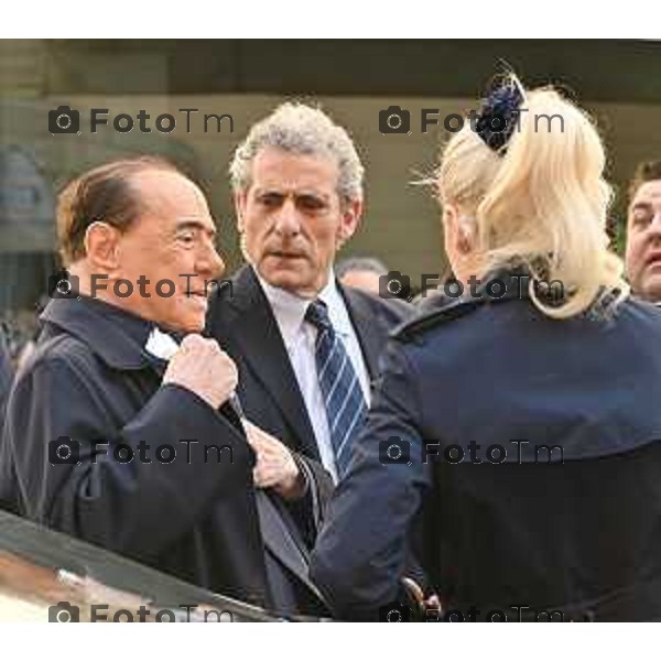 Foto Manzoni Tiziano/LaPresse 9-02-2023Bergamo Italia - Cronaca - Bergamo Silvio Berlusconi al Giopi e la Margi con i Giovani di Forza Italia e M<arta Fascina