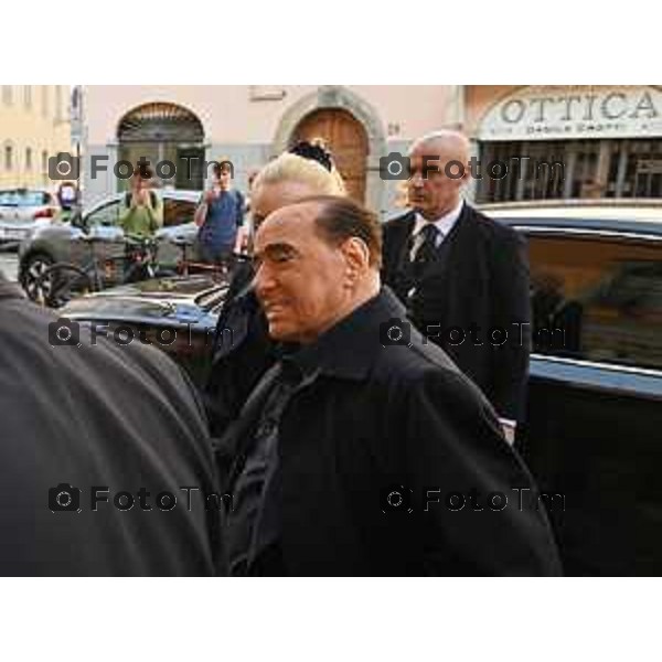 Foto Manzoni Tiziano/LaPresse 9-02-2023Bergamo Italia - Cronaca - Bergamo Silvio Berlusconi al Giopi e la Margi con i Giovani di Forza Italia e M<arta Fascina