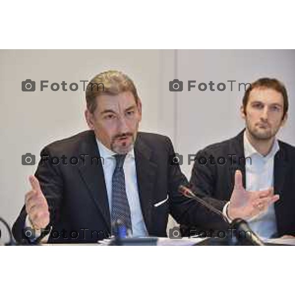 Bergamo “100 tappe in Lombardia”: Presidente Raffaele Cattaneo e Consiglieri regionali del territorio in visita alle varie istituzioni a Bergamo nella foto Raffaele Cattaneo Foto Tiziano Manzoni-fotogramma Bergamo