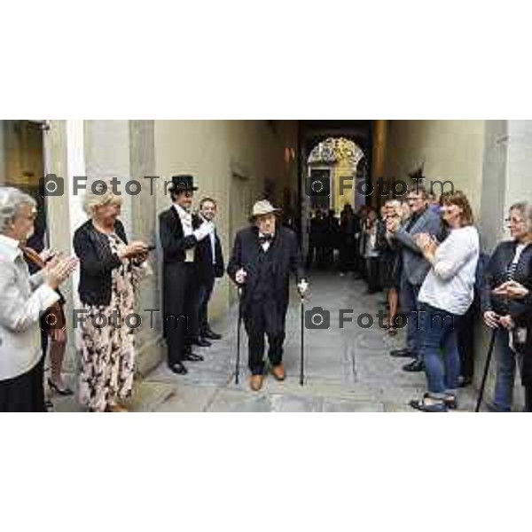 Bergamo Museo Bernareggi Mostra e compleanno Trento Longaretti per i suoi 100 anni