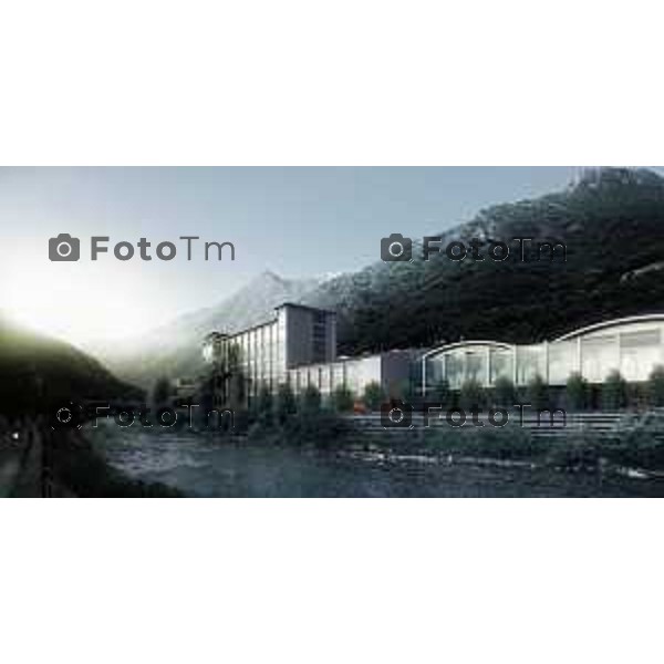 San Pellegrino Terme 4 Archistar mondiali ridisegnano la casa di S.Pellegrino Flagship Factory nella foto i progetti del danese BIG Bjarke Ingels Group