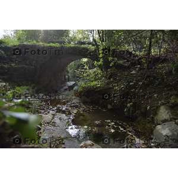 Berbenno (val Imagna ) nella foto corso del Torrente Brunone, affluente del Torrente Imagna,