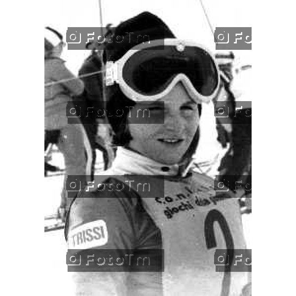 Foto Manzoni TizianoBergamo Selvino Paola Magoni festeggiamento vittoria olimpiade 1984