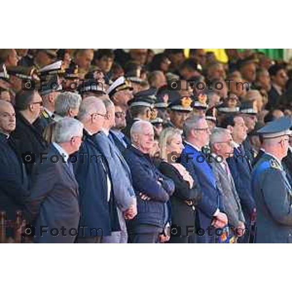 Foto Manzoni Tiziano/LaPresse 25-03-2023Bergamo Italia - Cronaca - Bergamo Accademia della Guardia di Finanza cerimonia di giuramento Allievi ufficiali del 122° Corso \'Val d\'Astico IV\'