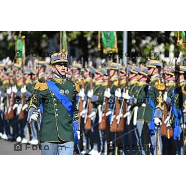 Foto Manzoni Tiziano/LaPresse 25-03-2023Bergamo Italia - Cronaca - Bergamo Accademia della Guardia di Finanza cerimonia di giuramento Allievi ufficiali del 122° Corso \'Val d\'Astico IV\'