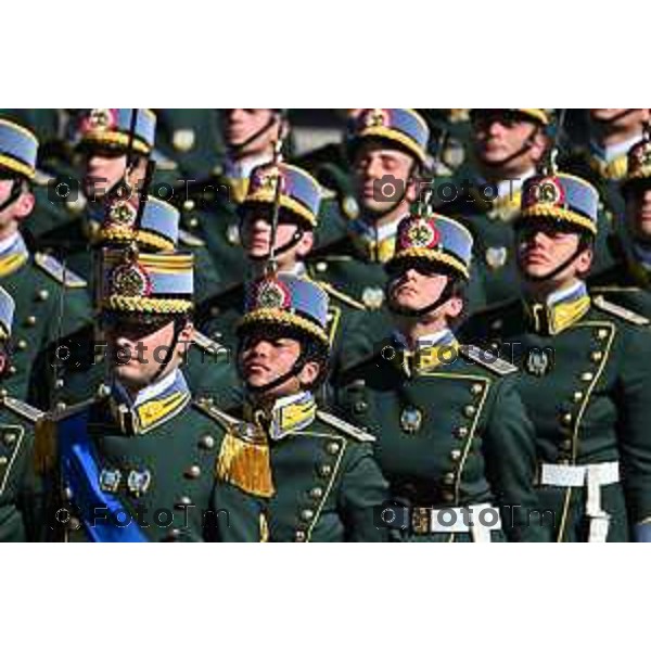 Foto Manzoni Tiziano/LaPresse 25-03-2023Bergamo Italia - Cronaca - Bergamo Accademia della Guardia di Finanza cerimonia di giuramento Allievi ufficiali del 122° Corso \'Val d\'Astico IV\'