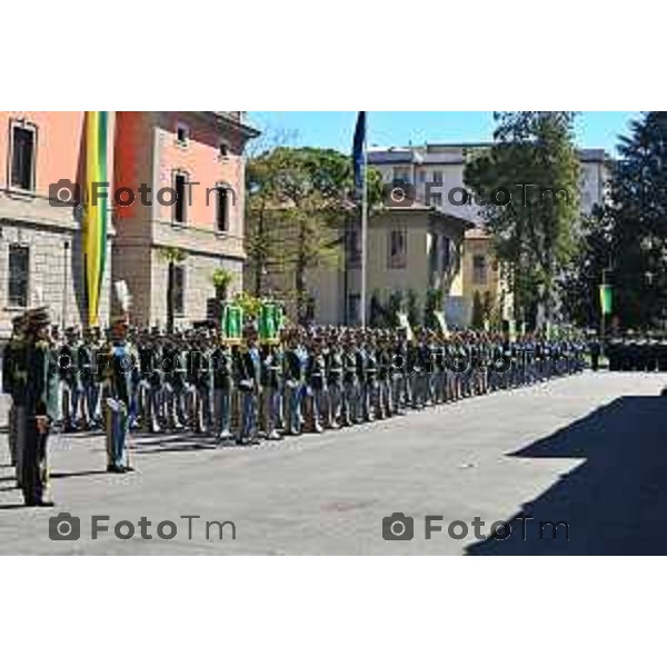 Foto Manzoni Tiziano/LaPresse 25-03-2023Bergamo Italia - Cronaca - Bergamo Accademia della Guardia di Finanza cerimonia di giuramento Allievi ufficiali del 122° Corso \'Val d\'Astico IV\'