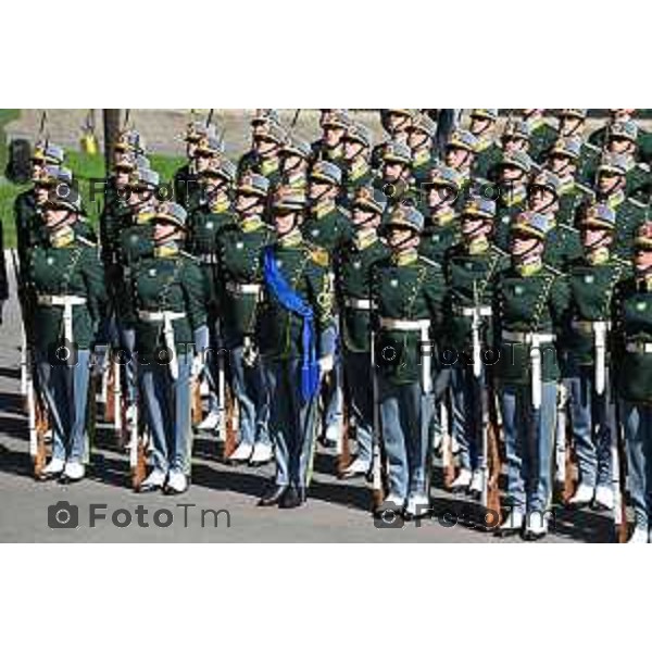 Foto Manzoni Tiziano/LaPresse 25-03-2023Bergamo Italia - Cronaca - Bergamo Accademia della Guardia di Finanza cerimonia di giuramento Allievi ufficiali del 122° Corso \'Val d\'Astico IV\'