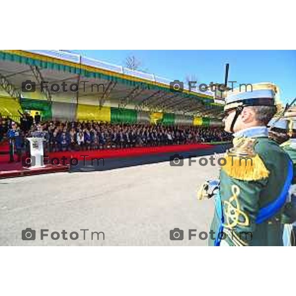 Foto Manzoni Tiziano/LaPresse 25-03-2023Bergamo Italia - Cronaca - Bergamo Accademia della Guardia di Finanza cerimonia di giuramento Allievi ufficiali del 122° Corso \'Val d\'Astico IV\'