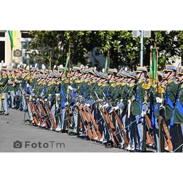 Foto Manzoni Tiziano/LaPresse 25-03-2023Bergamo Italia - Cronaca - Bergamo Accademia della Guardia di Finanza cerimonia di giuramento Allievi ufficiali del 122° Corso \'Val d\'Astico IV\'