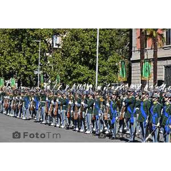 Foto Manzoni Tiziano/LaPresse 25-03-2023Bergamo Italia - Cronaca - Bergamo Accademia della Guardia di Finanza cerimonia di giuramento Allievi ufficiali del 122° Corso \'Val d\'Astico IV\'