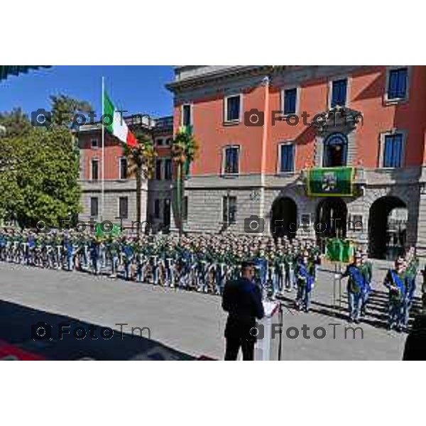 Foto Manzoni Tiziano/LaPresse 25-03-2023Bergamo Italia - Cronaca - Bergamo Accademia della Guardia di Finanza cerimonia di giuramento Allievi ufficiali del 122° Corso \'Val d\'Astico IV\'