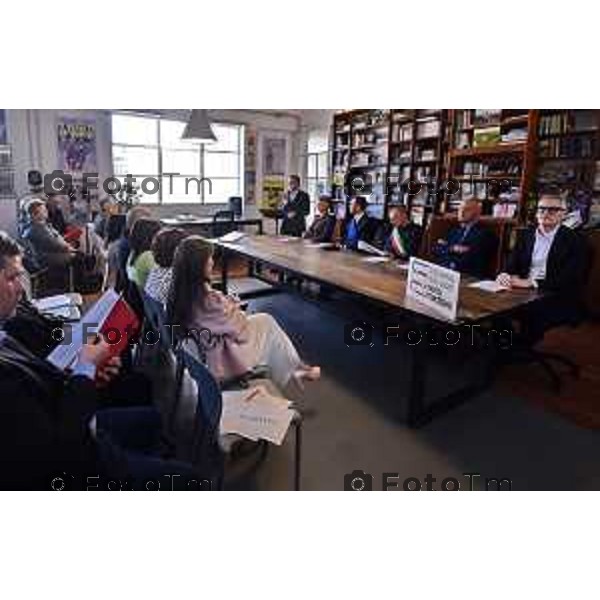 Foto Manzoni Tiziano/LaPresse 25-03-2023 Italia - Cronaca - Inaugurata a Seriate la Biblioteca dello sport dedicata Nerio Marabini