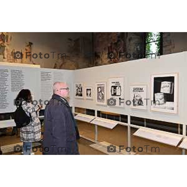 Foto Manzoni Tiziano/LaPresse 29-03-2023Bergamo Italia - Cronaca - mostra BergamoBrescia Cultura d\'impresa. Storie di innovazione in fotografia