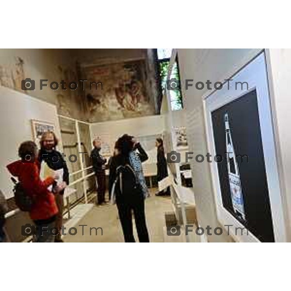 Foto Manzoni Tiziano/LaPresse 29-03-2023Bergamo Italia - Cronaca - mostra BergamoBrescia Cultura d\'impresa. Storie di innovazione in fotografia