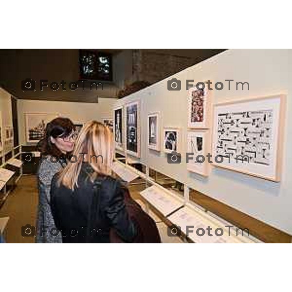 Foto Manzoni Tiziano/LaPresse 29-03-2023Bergamo Italia - Cronaca - mostra BergamoBrescia Cultura d\'impresa. Storie di innovazione in fotografia