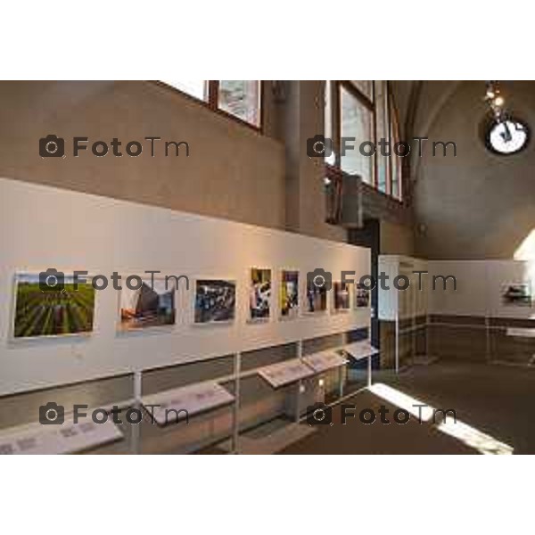 Foto Manzoni Tiziano/LaPresse 29-03-2023Bergamo Italia - Cronaca - mostra BergamoBrescia Cultura d\'impresa. Storie di innovazione in fotografia