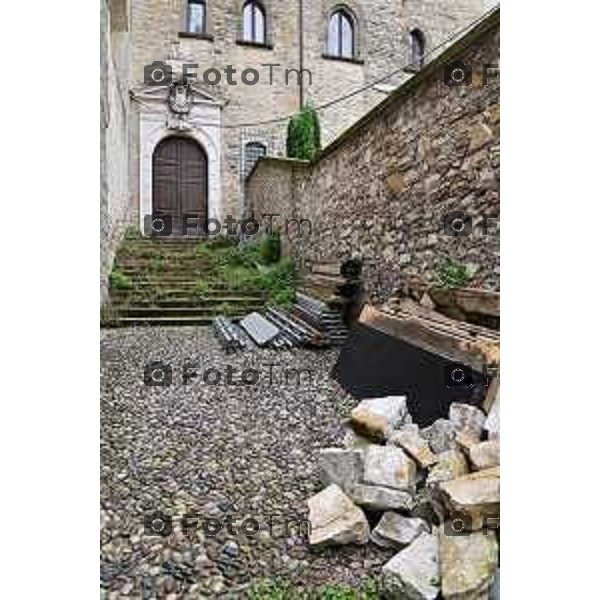 Foto Manzoni Tiziano/LaPresse 30-03-2023Bergamo Italia - Cronaca - Bergamo Cappella Colleoni basilica santa maria magg , Bergamo Alta