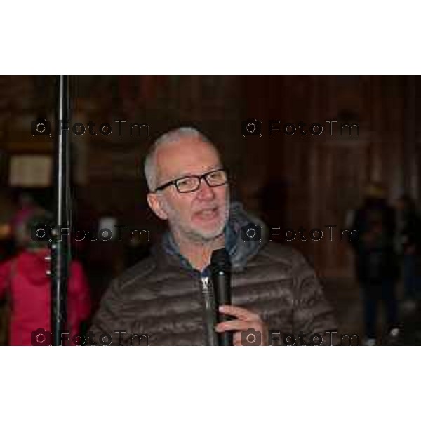 Foto Manzoni Tiziano/LaPresse 4-04-2023Bergamo Italia - Cronaca - Basilica di Santa Maria Maggiore, in Città Alta Bergamo restauro Coro dei Laici Coro ligneo di Giovan Francesco Capoferri e Lorenzo Lotto Luciano Gritti, Bottega di Restauro ‘Luciano Gritti’