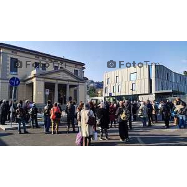 Tiziano Manzoni/LaPresse 5-04- 2023 Bergamo, Italia Cronaca Bergamo il nuovo Polo Civico di piazzetta Marcovigi, lo spazio oggetto del programma della nuova cogestione dal nome “¾ eri” attivata tra il Comune di Bergamo e 10 associazioni dei quartieri di Loreto, San Paolo e Santa Lucia