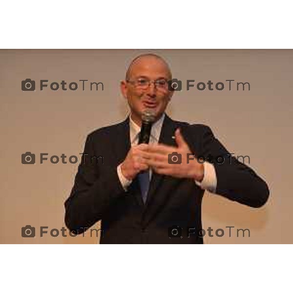 Bergamo palazzo della fiera nuova, assemblea generale confindustria riservata ai soci con nomina nuovo presidente. nella foto il nuovo presidente Ercole Galizzi Fotogramma Bergamo-Tiziano Manzoni