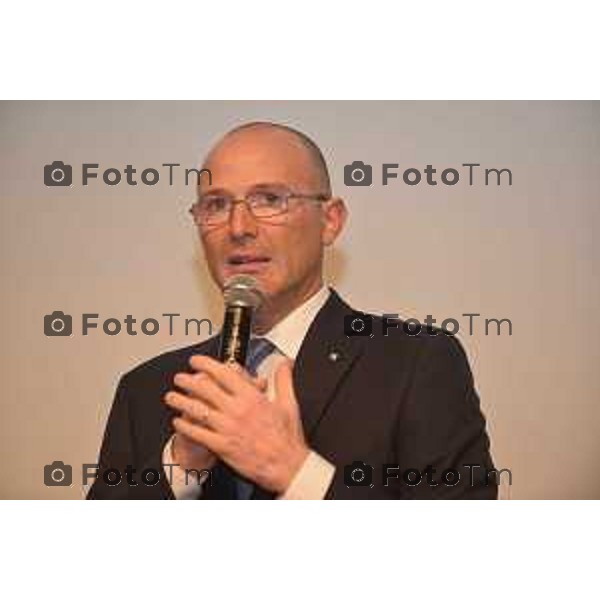 Bergamo palazzo della fiera nuova, assemblea generale confindustria riservata ai soci con nomina nuovo presidente. nella foto il nuovo presidente Ercole Galizzi Fotogramma Bergamo-Tiziano Manzoni