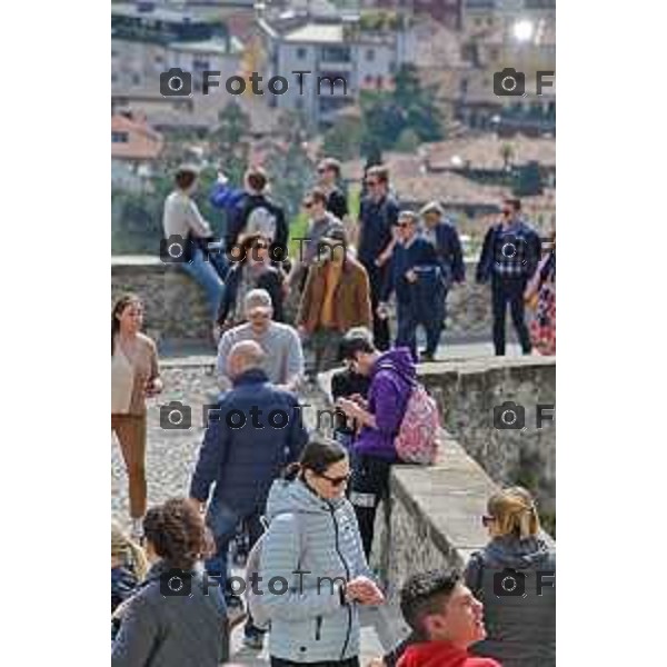 Tiziano Manzoni - LaPresse, Cronaca Italia 10-04-2023 bergamo alta lunedi dell\'angelo