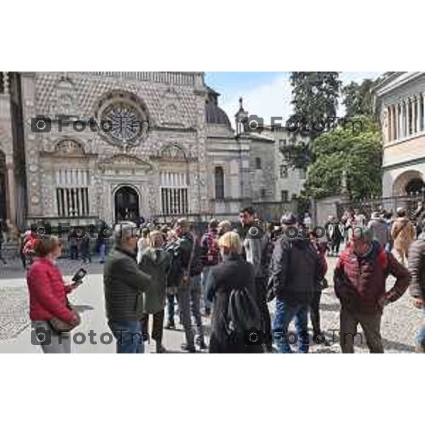 Tiziano Manzoni - LaPresse, Cronaca Italia 10-04-2023 bergamo alta lunedi dell\'angelo