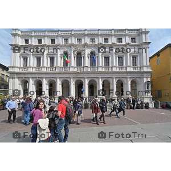 Tiziano Manzoni - LaPresse, Cronaca Italia 10-04-2023 bergamo alta lunedi dell\'angelo