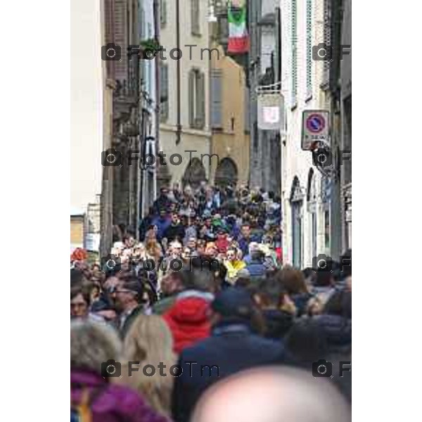 Tiziano Manzoni - LaPresse, Cronaca Italia 10-04-2023 bergamo alta lunedi dell\'angelo