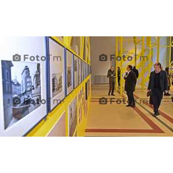 Foto Manzoni Tiziano/LaPresse 12-04-2023Bergamo Italia - Cronaca - Bergamo BERGAMO \'23 mostra all’interno di Palazzo della Libertà, Gori e Luca Molinari