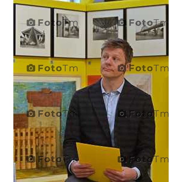 Foto Manzoni Tiziano/LaPresse 12-04-2023Bergamo Italia - Cronaca - Bergamo BERGAMO \'23 mostra all’interno di Palazzo della Libertà,