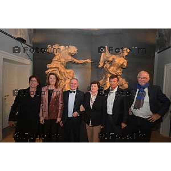 Foto Manzoni Tiziano/LaPresse 14-04-2023Bergamo Italia - Cronaca - Bergamo iniziativa internazionale unisce Bergamo e Leopoli Accademia Carrara e Galleria Nazionale d\'Arte di Leopoli. messa in sicurezza opere i sculture di Franciszek Oledzki